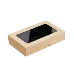 Контейнер бумажный OneBox 1000 мл, чёрный