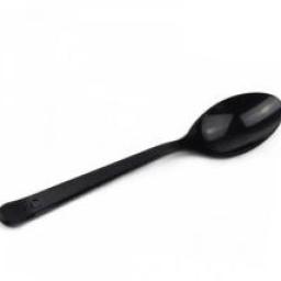 Ложка столовая Премиум 180 мм, PS, черная