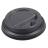 Крышка для стакана с питейником, d80мм, РР черная