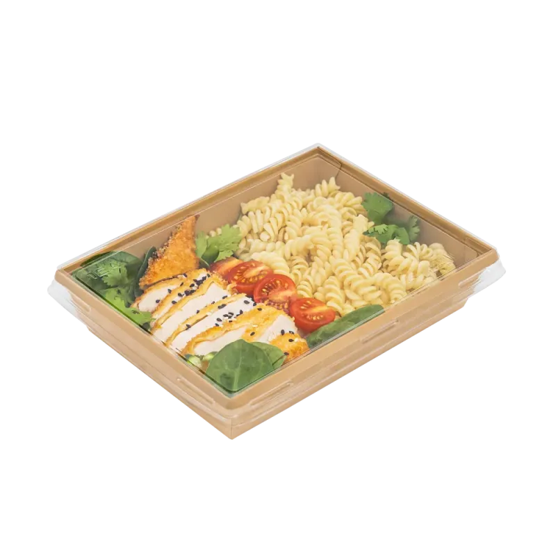 Контейнер бумажный 1000 мл, крафт 1