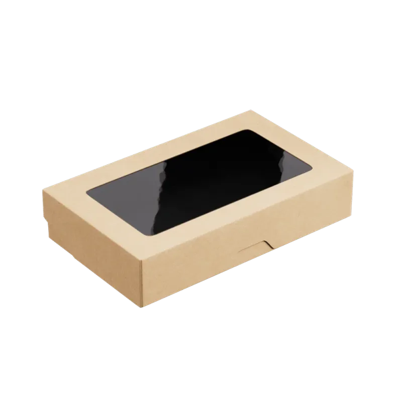 Контейнер бумажный OneBox 1000 мл, чёрный