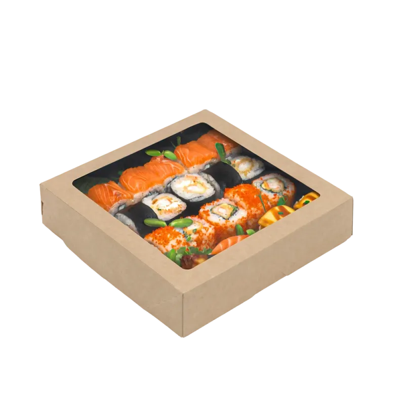 Контейнер бумажный OneBox 1500 мл, чёрный 4