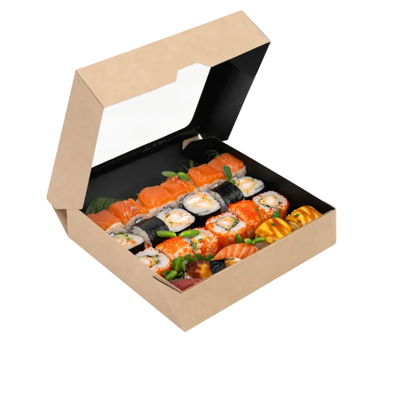 Контейнер бумажный OneBox 1500 мл, чёрный 5