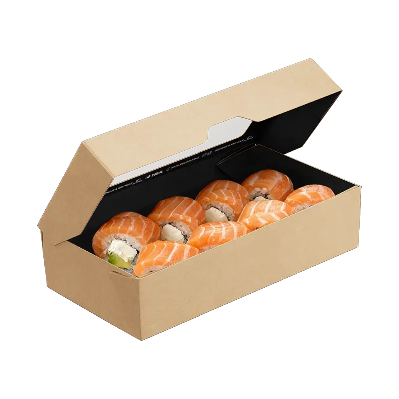 Контейнер бумажный OneBox 1900 мл, чёрный 1