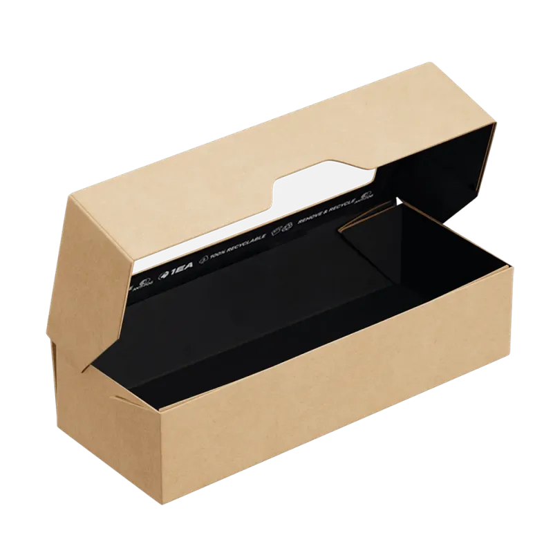 Контейнер бумажный OneBox 500 мл, чёрный 4