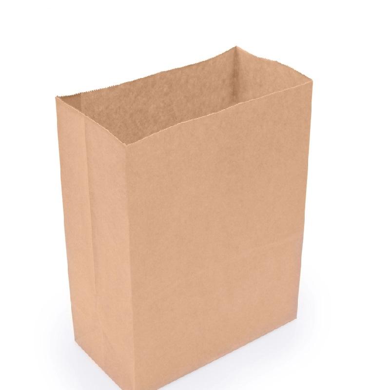 Пакет бумажный с прямоугольным дном, 220х120х290 мм, 