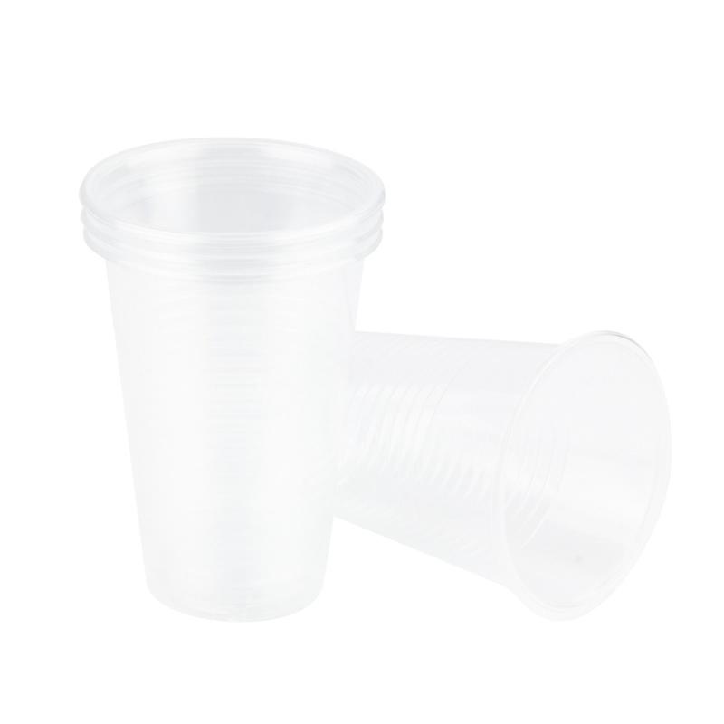 Стакан пластиковый Эконом 200мл РР, прозрачный 
