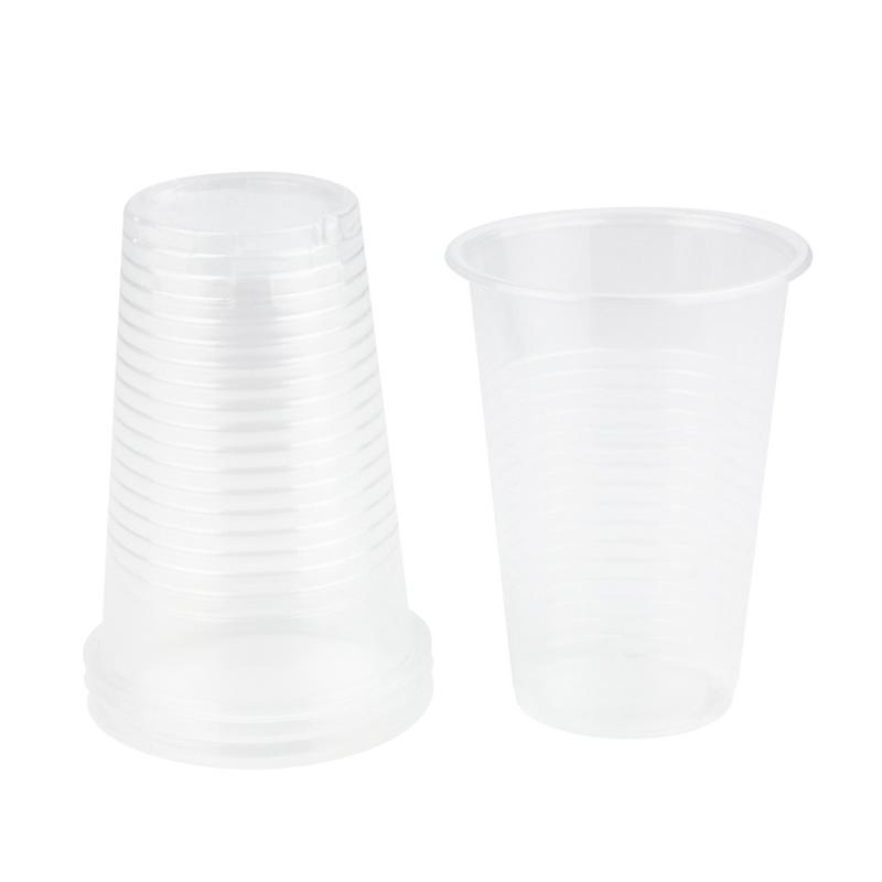 Стакан пластиковый Эконом 200мл РР, прозрачный 