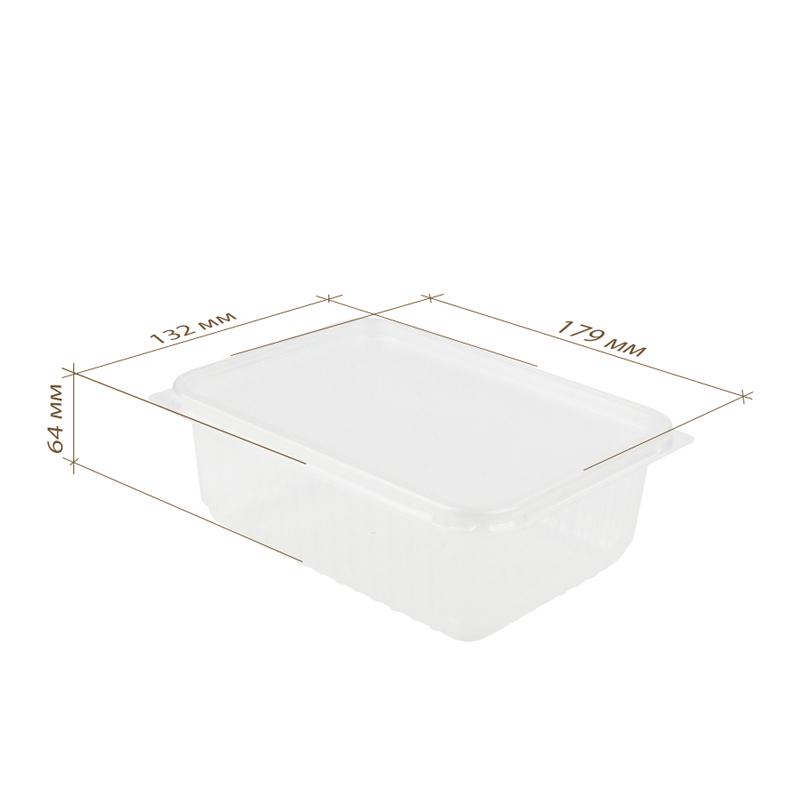 Контейнер 179*132*64 1000 прозрачный ПП 